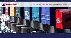 Desktop Screenshot of datapeak.com